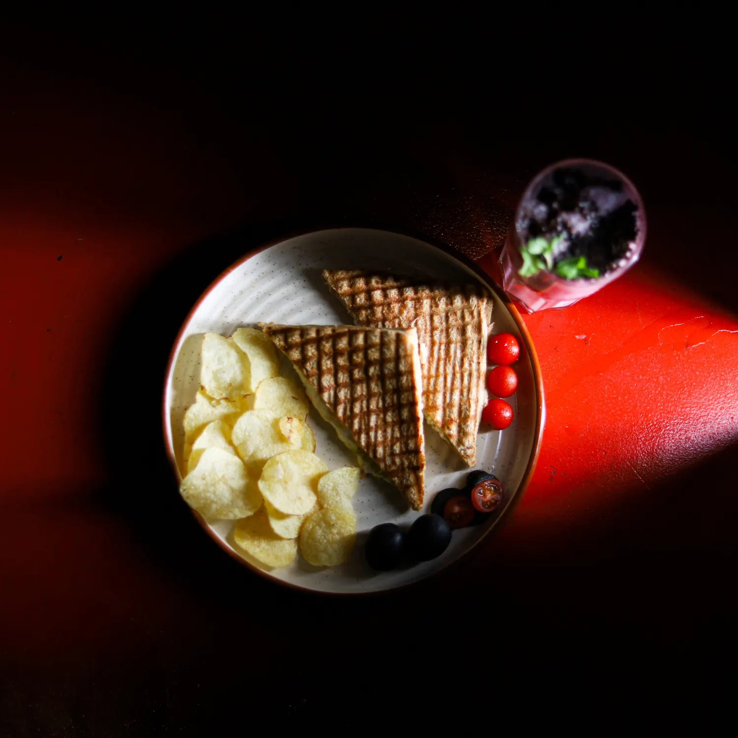 Cafe food product photography